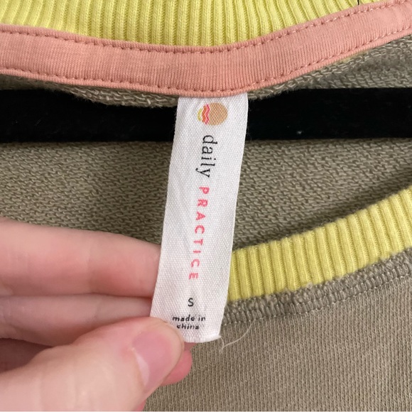 Daily Practice Anthropologie Pastel Colorblock Tunic Dress - Picture 8 of 8